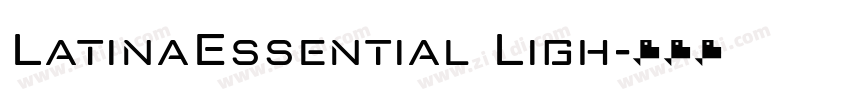 LatinaEssential Ligh字体转换